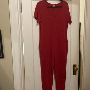 Sunday Romper in Red